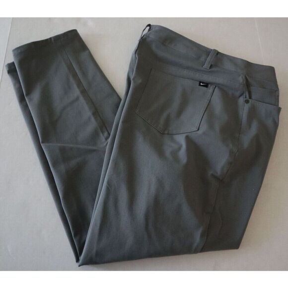 Nike BV6081 084 Women's Sz 14 Gray DRI-FIT Slim Fit Golf Pants - Picture 9 of 9